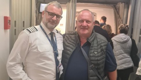 ULAZAK U AVION „ER SRBIJE“ JE DONEO OLAKŠANJE: Gradonačelnik Leskovca Goran Cvetanović evakuisan iz Izraela, a pilot - Leskovčanin (FOTO)