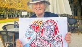 ВЕЧЕРЊИМ НОВОСТИМА ЗА ЈУБИЛЕЈ: Чувени Циле Маринковић нацртао честитку поводом 70 година постојања нашег листа - Постали смо фамилија