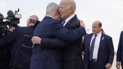 БАЈДЕН ДОПУТОВАО У ИЗРАЕЛ: Авион америчког председника слетео у Тел Авив