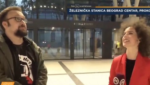 REPORTERKA NOVE S ODUŠEVLJENA NOVOM ŽELEZNIČKOM STANICOM: Mi smo ostali bez daha (VIDEO)