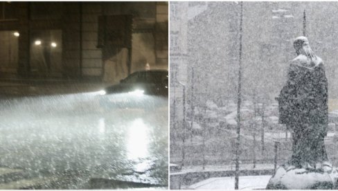 НОВО УПОЗОРЕЊЕ РХМЗ-а: Данас ће бити и кише и снега - у овом делу Србије се очекују падавине