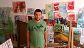 NA RUPI U VAZDUHU I PROFESOR IZ VRANJA: Aleksandar Đorđević u međunarodnoj grupi slikara na izložbi u Berlinu