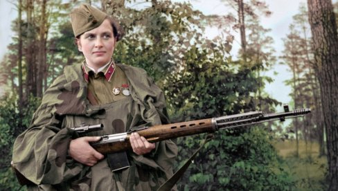 ŽENA SMRT: LJudmila je bila najubojitiji sovjetski snajper - likvidirala preko 300 Nemaca