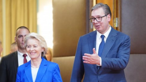 POSVEĆENI SMO MIRU I STABILNOSTI: Poruka predsednika Vučića posle sastanka sa Fon der Lajen (VIDEO)