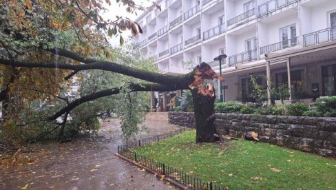 TALASI PREVRTALI BARKE: Olujni vetar u Crnoj Gori dostizao brzinu i od 115 kilometara na čas, obarao stabla i dizao krovove