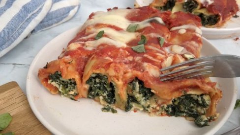 RUČAK ZA DANAS: Kaneloni sa spanaćem - italijansko jelo kojem je teško odoleti