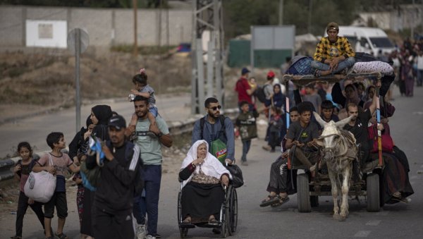 НОВИ ПРОБЛЕМ ЗА ЦИВИЛЕ: Палестинци са југа Газе кажу да више немају где да иду