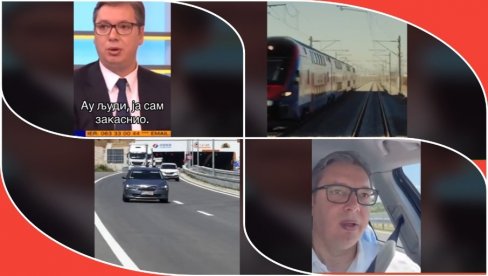 UZ MUZIKU IZ FILMA ROKI: Vučić objavio snimak istorijskog (jedinog) kašnjenja (VIDEO)