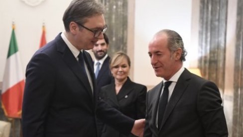 SARADNJA I INVESTICIONA POLITIKA OSTAJU NAŠI PRIORITETI: Vučić poželeo dobrodošlicu predsedniku italijanske regije Veneto Luki Zaji (FOTO)
