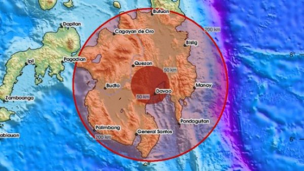 СТРАХОВИТ ЗЕМЉОТРЕС ПОГОДИО ФИЛИПИНЕ: Издато упозорење на цунами (ФОТО)