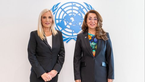 MINISTARKA POPOVIĆ SA GADOM VALI IZ UN: Unapređena saradnja, doprinos žena pravosuđu