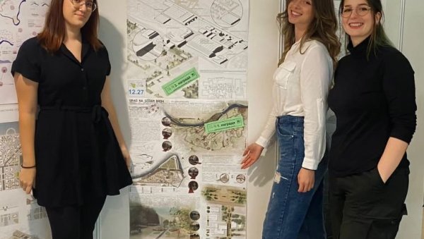 НАЈБОЉИ РАД: Студенткиње Шумарског факултета освојиле прву награду на Сајму урбанизма