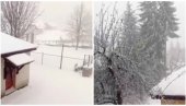 SVE SE ZABELELO: Sneg pada u Srbiji, hladni talas doneo i vejavicu (FOTO/VIDEO)