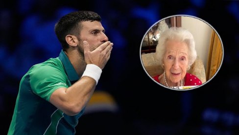 SVI ĐOKOVIĆI SE ODUŠEVILI: Evo šta je jedna 96-godišnja Britanka uradila za Novaka (VIDEO)