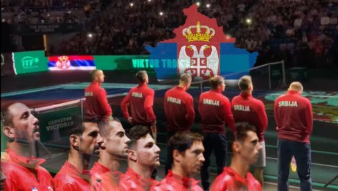 KOSOVO JE SRBIJA: Nole i ekipa uz pesmu o KiM izašli na megdan Britancima, a onda se zaorila himna Srbije (VIDEO)