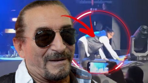 BEBEK PAO SA BINE: Pevač se srušio usred koncerta (VIDEO)