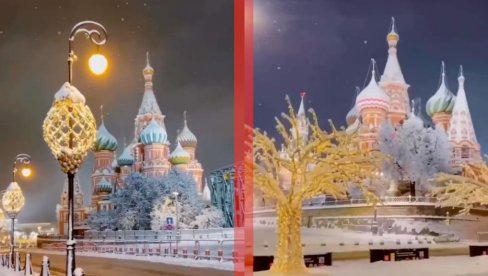 НЕЗАПАМЋЕНЕ СЦЕНЕ У РУСИЈИ: Црна мећава у Москви - снег лети скоро паралелно са земљом (ВИДЕО)