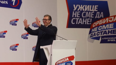 UŽICE UZ VUČIĆA: Održan miting liste „Aleksandar Vučić - Srbija ne sme da stane“ (FOTO/VIDEO)