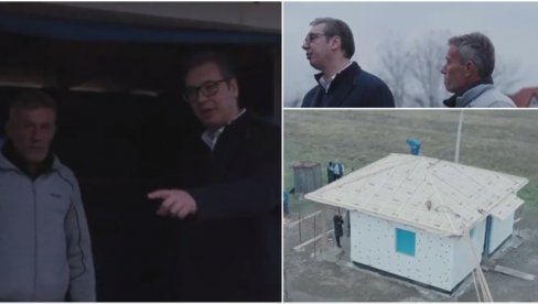 MAJKO, DOŠAO NAM JE NAŠ PREDSEDNIK Dejan koji dobija kuću za Novosti: Vučić opet pokazao da brine o svakom čoveku