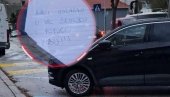 BACI VOZAČKU U ŠOLJU Zbog parkiranja dobio brutalnu poruku - vidite šta je uradio (FOTO)