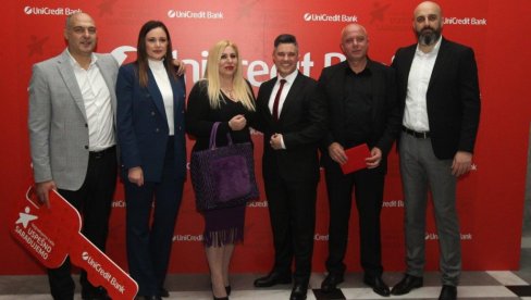 UniCredit Bank Srbija svečano proglasila pobednike nagradnog takmičenja „Nagrađujemo kada uspešno sarađujemo“