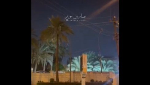 PRVI SNIMCI NAPADA NA AMERIČKU AMBASADU U BAGDADU: Odjekuju eksplozije, oglasile se i sirene za opasnost (VIDEO)