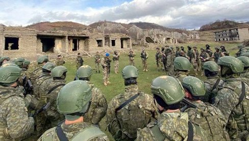 У ИСТОМ СТРОЈУ ЗА ВЕЛИКУ АЛБАНИЈУ: Оружане снаге такозваног Косова и матице извеле заједничку војну вежбу Фекени 23 у Бизи