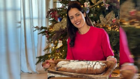 MIRIŠE KUĆA: Ana Ivanović spremila kolač za katolički Božić (FOTO)