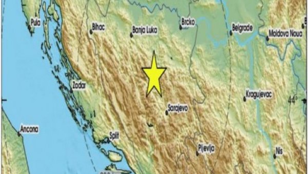 ТРЕСЛИ СЕ БЕОГРАД, НОВИ САД, ШИД, ЗРЕЊАНИН, БАЊА КОВИЉАЧА: Земљотрес од 5.2 степена погодио БиХ, осетио га цео регион (ФОТО)