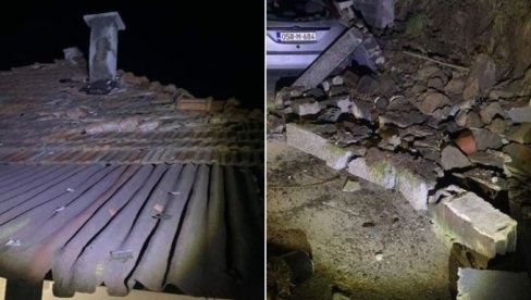 НЕСТАЛО СТРУЈЕ, СТИГЛИ ВАТРОГАСЦИ: У земљотресом погођеном селу много кућа са оштећењима, 4 повређено