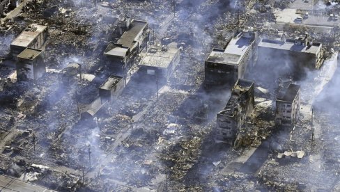 ФОТОГРАФИЈЕ ДОВОЉНО ГОВОРЕ: Поглед из ваздуха на разорене делове Јапана после снажног земљотреса оставиће вас без текста (ФОТО)