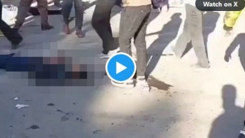 (UZNEMIRUJUĆE) PRVI SNIMCI EKSPLOZIJE U IRANU: LJudi vrište i beže u panici, tela leže na ulici (VIDEO)