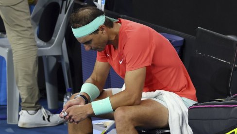 TEŠKO JE! Rafael Nadal skoro zaplakao - ne zna kada će uopšte moći ponovo da igra tenis!