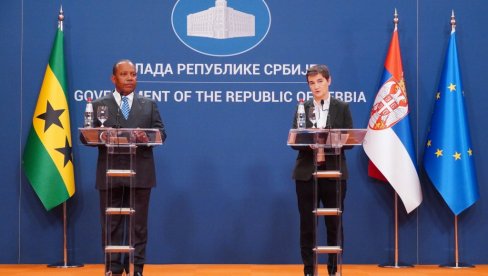 ДАВНО СМО УВИДЕЛИ ДОСЛЕДНОСТ СРБИЈЕ:Премијер Сао Томе и Принсипе током посете Београду пренео поруку