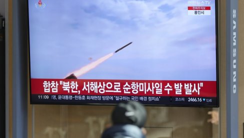 SEVERNA KOREJA OPET PROVOCIRA: Pjongjang ispalio nove krstareće rakete u more