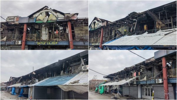 СВЕ СМРДИ НА ГАРЕЖ, ВАТРОГАСЦИ И ДАЉЕ ТУ: Овако изгледа кинески тржни центар у Блоку 70 дан након катастрофалног пожара (ФОТО/ВИДЕО)