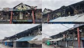СВЕ СМРДИ НА ГАРЕЖ, ВАТРОГАСЦИ И ДАЉЕ ТУ: Овако изгледа кинески тржни центар у Блоку 70 дан након катастрофалног пожара (ФОТО/ВИДЕО)