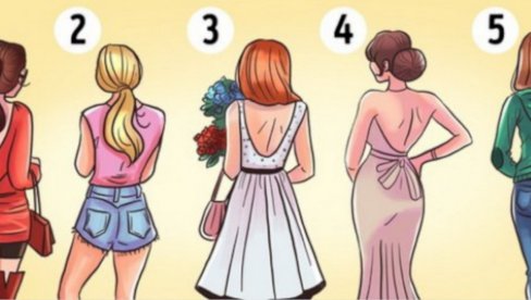 TEST LIČNOSTI: Koja devojka će biti najprivlačnija kad se okrene?
