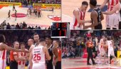 NASRTALI JEDNI NA DRUGE! Večiti derbi Crvena zvezda - Partizan obeležio sukob košarkaša (VIDEO)