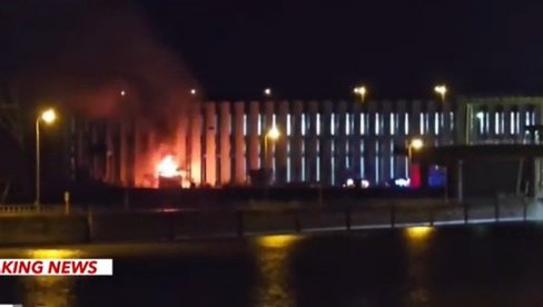 POŽAR NA RUMUNSKOM DELU HE ĐERDAP 1: Zapalio se transformator, nema žrtava (VIDEO)