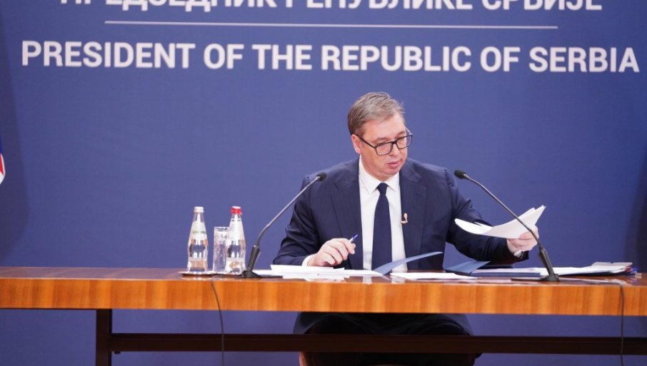 POČEO SASTANAK: Predsednik Vučić se sastao sa Džejmsom O'Brajanom