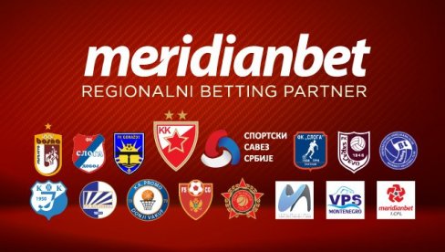 Kompanija Meridianbet najveći sponzor sportskih klubova u regionu – razvoj sporta je uvek na prvom mestu!