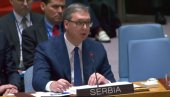 VUČIĆ: Srbija je slobodna, suverena i nezavisna zemlja, ponosan sam što se naša zastava vijori ovde ispred zgrade UN