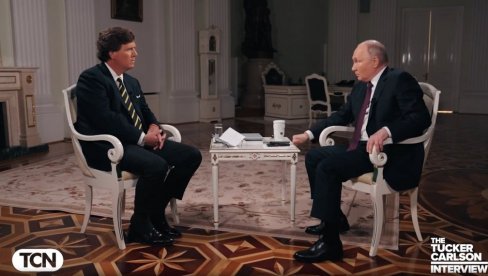 СЛУЖБЕНИ ПУТ: Такеров разговор с Путином није само интервју?
