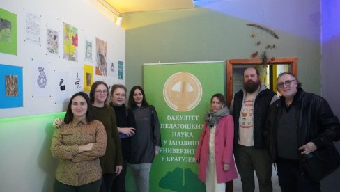 RADOVI TREĆE I ČETVRTE GODINE: Izložba studenata Fakulteta pedagoških nauka u Jagodini