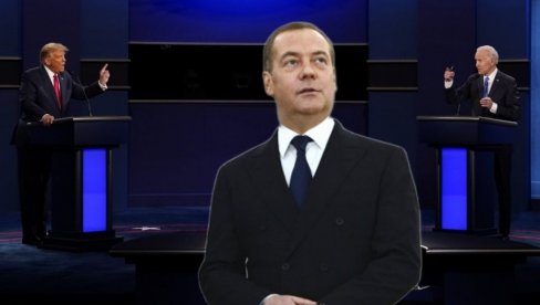 KAO DA GLEDAM LIKOVE IZ STRIPA... Medvedev oštro o Bajdenu i Trampu - Služe kao povod za beskonačne šale koje kruže po internetu