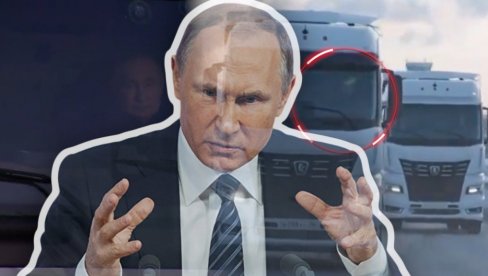 НОГА НА ГАСУ Путин возио камион, па стао на пумпу: Имате ли новца? (ВИДЕО)
