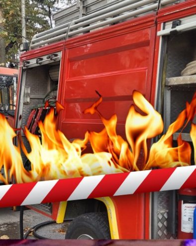 POŽAR U LEŠTANIMA: Zapalio se magacin kurirske službe