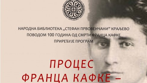 ПОЕТИЧКА ТЕЖИШТА „ПРОЦЕСА“: Програм поводом сто година од смрти Франца Кафке