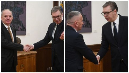 POČELE KONSULTACIJE O MANDATARU: Vučić razgovarao sa Kamberijem i Nikolićem (FOTO)